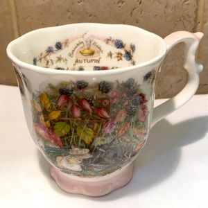 Royal Doulton Vintage Brambly Hedge Autumn mug 1983